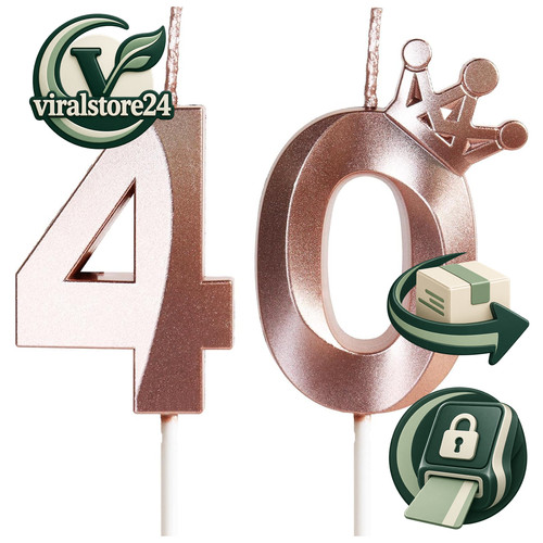 Geburtstagskerze - , 40