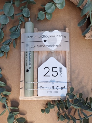 Silberhochzeit geschenk - silberhochzeit,