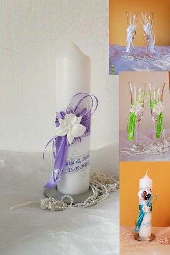 Hochzeitskerze traukerze mit - hochzeitskerze,