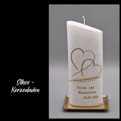 Exklusive hochzeitskerze - ♥,
