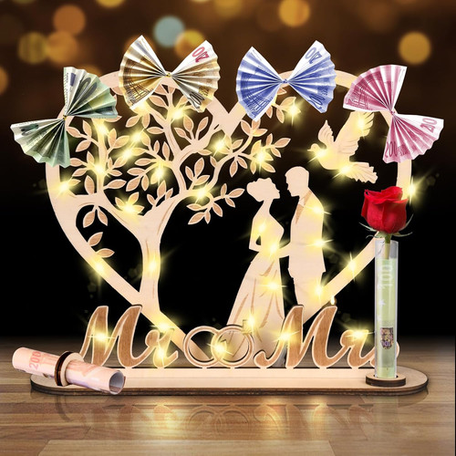 Geldgeschenk hochzeit holz mit - hochzeit,