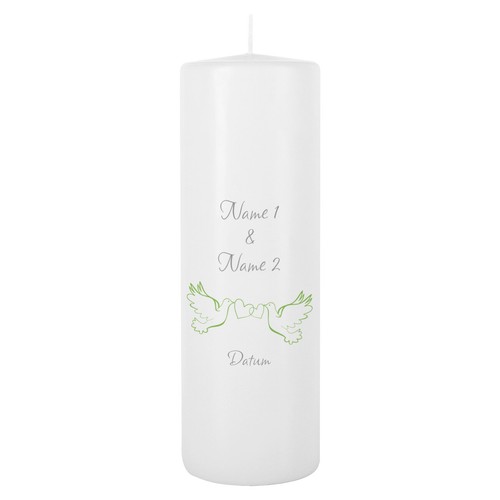 Herz heim hochzeitskerze - &,