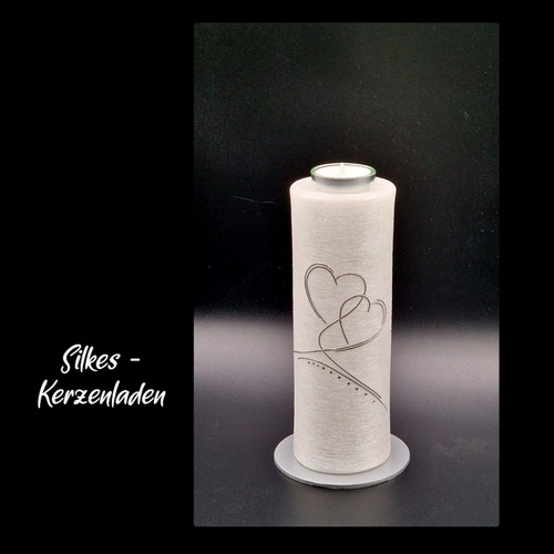 Edle hochzeitskerze - ♥,