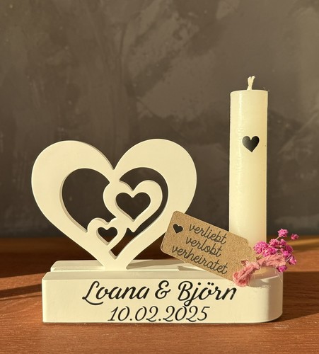 Hochzeit geschenk kerze halter - hochzeit,