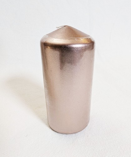 Stumpenkerze rosa metallic - stumpenkerze,