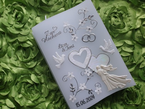 Hochzeitskerze form welle - form,