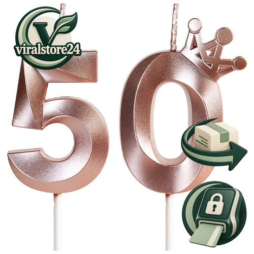Geburtstagskerze - , 50