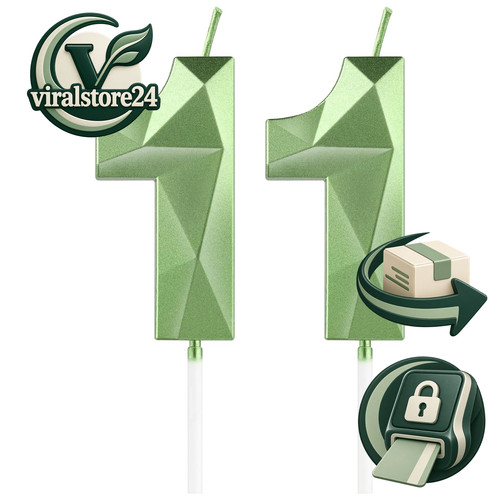 Kerze zahl grüne - kerze,