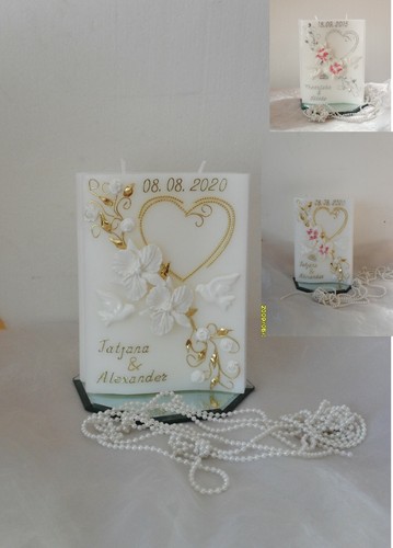 Hochzeitskerze,Traukerze,Jubil