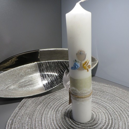 Taufkerze hochzeit kommunion - hochzeit,