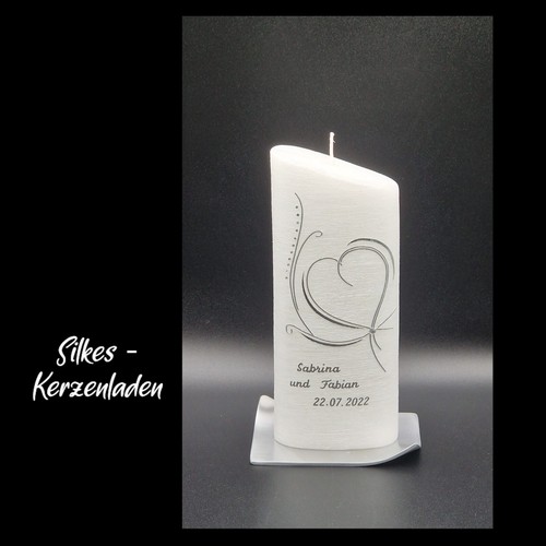 Exklusive hochzeitskerze - ♥,